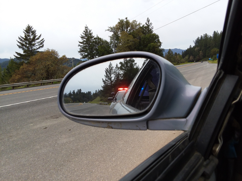 Image from when I was pulled over in april